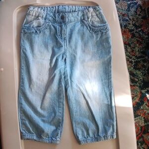 Palomino soft denim capris